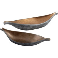 Horus Charcoal Grey And Bronze Tray, Large -Tristen shop 09012 09011