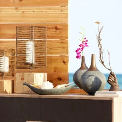 Horus Charcoal Grey And Bronze Tray, Large -Tristen shop 09012 1