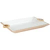Crystal White And Gold Tray, Light 1 Crystal White And Gold Tray, Light -Tristen shop 11160