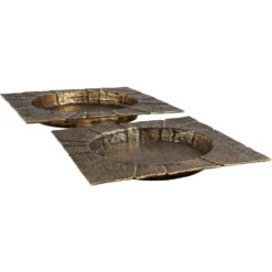 Baxter Antique Brass Tray, Large 12 Baxter Antique Brass Tray, Large -Tristen shop 11655 11656