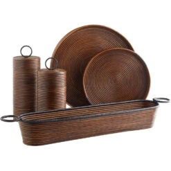 Papeete Brown Tray, Large -Tristen shop 11717 11718 11719 11720 11721 1