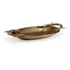 Biltmore Antique Brass Tray, Oval -Tristen shop 295550