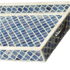 Meknes Bone Inlay Hors D'oeuvres Table Top Accessory -Tristen shop 3473016insa