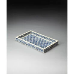 Meknes Bone Inlay Hors D'oeuvres Table Top Accessory -Tristen shop 3473016insb