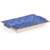 Pam Cain Sky Blue/White Glaze Tray -Tristen shop 382689
