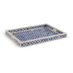 Chelsea House Blue/White Tray