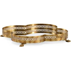 Chelsea House Antique Gold/Antiqued Tray, Small