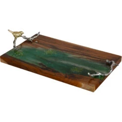 Star Shine Natural And Green Tray -Tristen shop 42850 gree 2