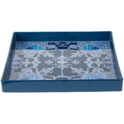 Anita Blue And White Tray, Set Of 2 -Tristen shop 44763 2