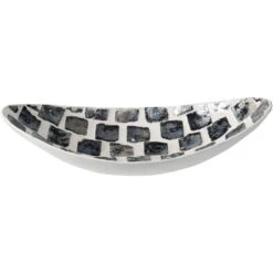 Mosaic Black And White Tray
