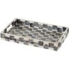 Checkered Black/White Tray 1 Checkered Black/White Tray -Tristen shop 44822
