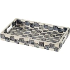Checkered Black/White Tray