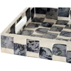Checkered Black/White Tray -Tristen shop 44822 05