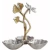 Ginkgo Silver And Gold Tray -Tristen shop 78316 ds