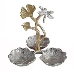 Ginkgo Silver And Gold Tray -Tristen shop 78316 ds 02