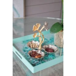 Ginkgo Silver And Gold Tray -Tristen shop 78316 ds app