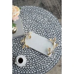 Dragonfly White And Gold Tray 26 Dragonfly White And Gold Tray -Tristen shop 78321 ds app 06