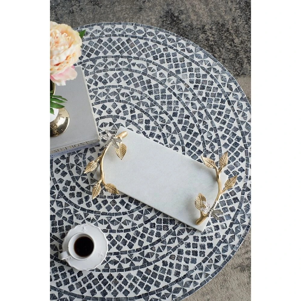 Dragonfly White And Gold Tray 12 Dragonfly White And Gold Tray - Image 10