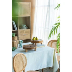 Footed Round Natural Tray -Tristen shop 78345 app