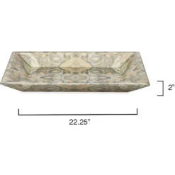 Rorschach Grey & Cream Lacquer Tray -Tristen shop 7rors trgrcr 5