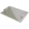 Kathleen White And Gold Tray -Tristen shop 83057