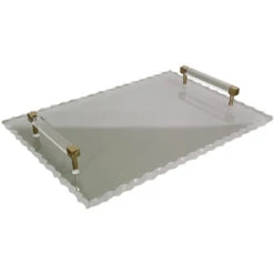 Kathleen White And Gold Tray -Tristen shop 83057 03
