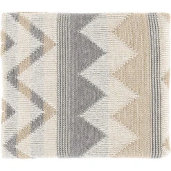 Adara 60 X 50 Inch Tan Throw, Rectangle