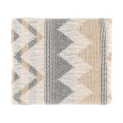 Bentley 60 X 50 Inch Tan Throw, Rectangle