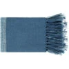 Bufflonne 60 X 50 Inch Blue Throw, Rectangle -Tristen shop bfn1002 5060