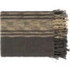 Bramble 60 X 50 Inch Charcoal Throw, Rectangle -Tristen shop ble1000 5060