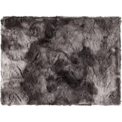 Felina 70 X 50 Inch Charcoal Throw, Rectangle