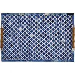 Tucker Blue And White With Natural Tray -Tristen shop h0807 10994 alt3