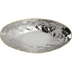 Garza Silver And Gold Tray, Set Of 2 -Tristen shop s0897 10689 s2 alt7