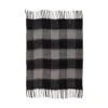 Grant 60 X 50 Inch Medium Gray/Black Throws -Tristen shop sow1002 5060 1