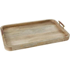 Mango Natural Tray With Handles -Tristen shop sta784 angle