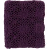 Teresa 60 X 50 Inch Dark Purple Throws -Tristen shop tea2005 5060
