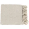 Thelma 60 X 50 Inch Cream Throw, Rectangle 2 Thelma 60 X 50 Inch Cream Throw, Rectangle -Tristen shop thm6003 5060