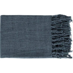 Tilda 59 X 51 Inch Navy Throw, Rectangle
