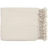 Turner 60 X 50 Inch Light Beige Throw, Rectangle -Tristen shop tur8400 5060