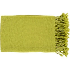 Turner 60 X 50 Inch Light Olive Throw, Rectangle