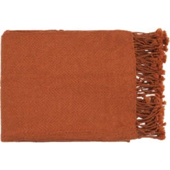 Turner 60 X 50 Inch Brick Red Throw, Rectangle